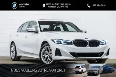 *English below* *Français:* Ce BMW 330i xDrive Sedan affiche seulement 8970 km et aucun accident rap...