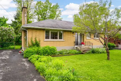 Welcome to this charming all-brick bungalow in the highly sought-after neighbourhood of Riverdale. S...