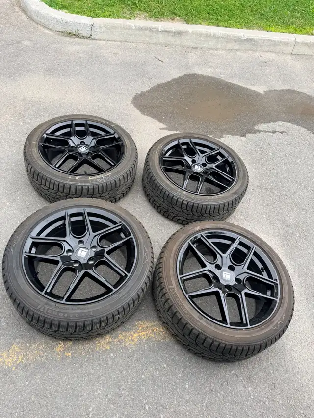 235/45/18 honda accord lexus is350 5x114.3 firestone winter in Tires & Rims in City of Toronto - Image 4