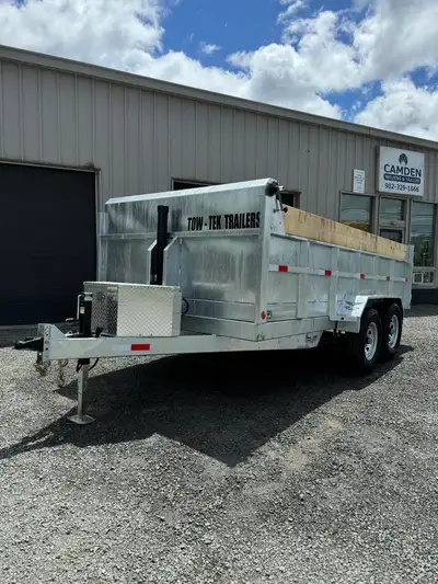 2026 Tow Tek Galvanized Dump Trailer – Telescopic Hoist Description: Stop worrying about rust and pa...