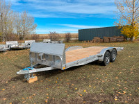 2024 Stronghaul 82”x18+2’ DOVETAIL OPEN SIDE ALUMINUM TRAILER