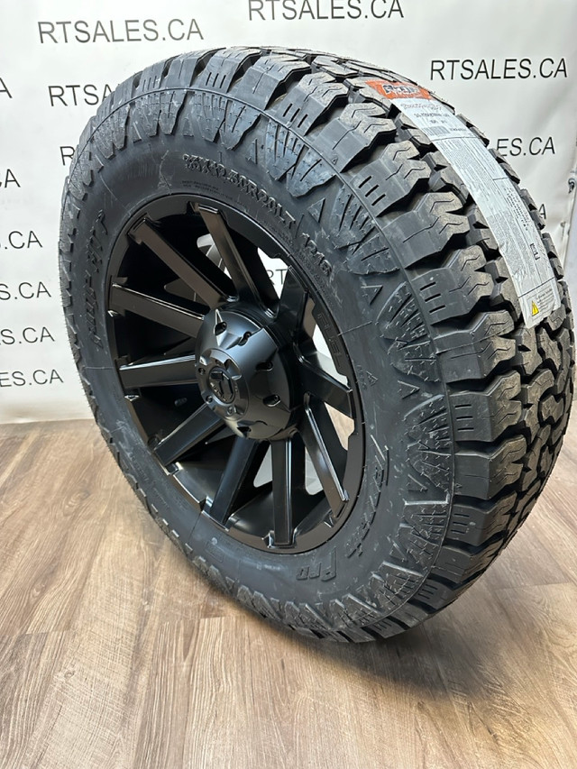 35x12.5x20 Amp tires & rims 8x180 GMC Chevy 2500 3500 in Tires & Rims in Saskatoon