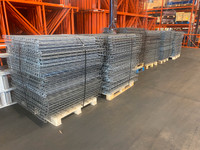 Used 48” x 46” wire mesh decks for sale