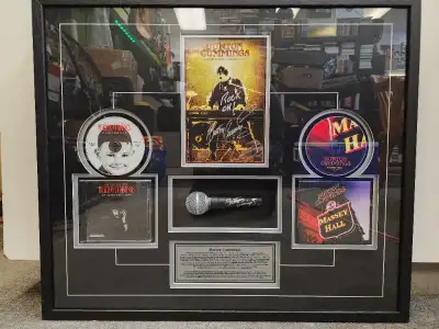 Burton Cummings Framed Autograph, View more