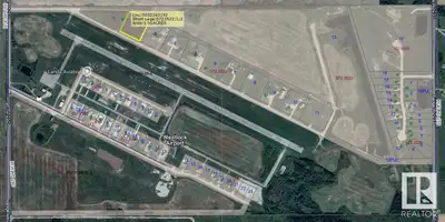 Welcome to West Air Estates at the Westlock Municipal Airport. Amazing opportunity to build your dre...