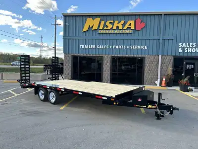 Miska 5 Ton Tandem Axle Deckover Float Trailer Made in Canada Deckover trailers, starting at just $9...