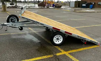 102”x 10’ $2999 x 12' $3299 ALUMINUM Double Snowmobile, ATV & UTV Trailer 3500lb Dexter axle 647-241...