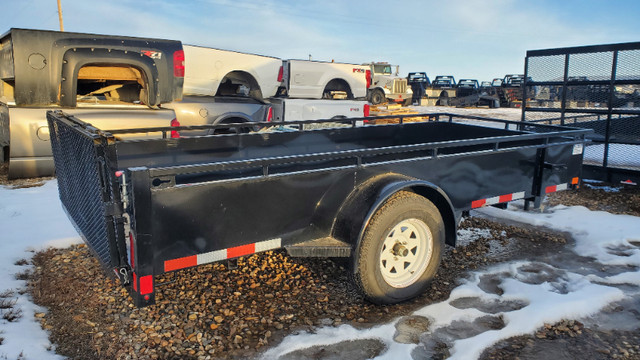 2023 5' x 12' Utility Trailer with bi-fold ramp in Cargo & Utility Trailers in Swift Current - Image 2