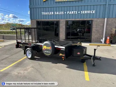 New Miska in.Herculesin. 6'x12' Utility Trailers Loaded with our Homeowner Package, Ready to Roll, s...