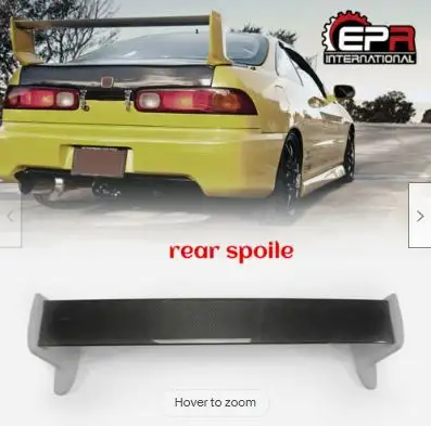For 94-01 Honda Integra DC2 Mug Style Carbon Fiber Blade FRP Rear Spoiler Wing may 15, 2024,instock...