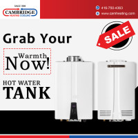 "Warm Up Your Home with Our Hot Water Tank Sale Event!"