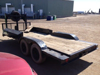 7000 lb Fifth wheel equipment trailer 58" Wx 15' 9" L