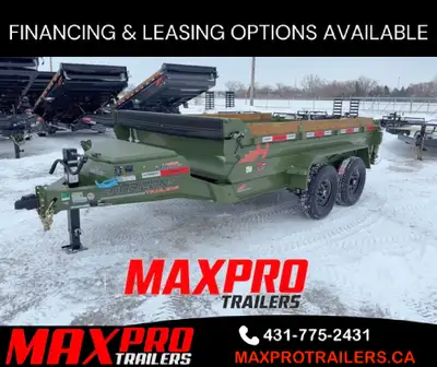 Maxpro Trailers Web: maxprotrailers.ca Call or Text: 431-775-2431 Located: Ste.Agathe Mb Leasing to...