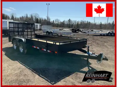 2026 Canada Trailers 82x16 3.5 Ton Landscape Trailer 7568LB GVWR, (2) 3500LB Axles with Easy Lube Sp...