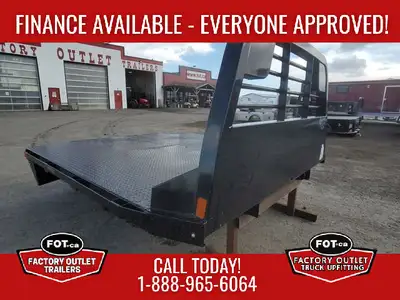New 8ft6in x 97in Steel Flat Deck by CM Truck Beds - 8ft 6in Long x 97in Wide - 58in Cab to Axle - 4...