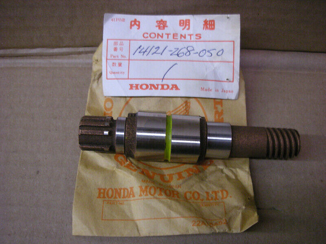 NOS OEM left camshaft fits Honda CB72 CB77 part # 14121-268-050 in Other in Stratford - Image 4
