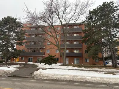 One & Two bedroom apartments with balcony in the five stories building with 40 units. Five min. walk...