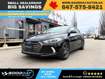 2017 Hyundai Elantra Limited Ultimate | DEALER SERVICED - 24 SERVICE RECORDS | CLEAN CARFAX | ONE OW...