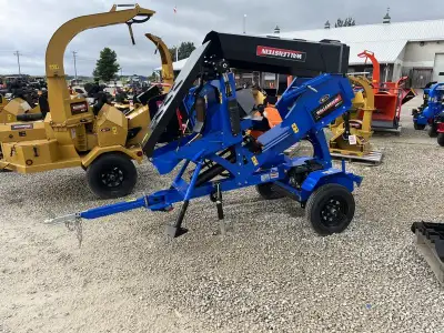 Iron Inventory Inc! Wallenstein WP525 wood processor DEMO UNUSED 20 ton split force 22" split openin...