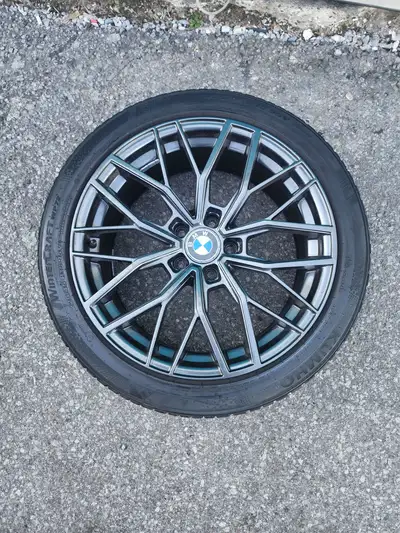 IF U SEE THE AD, RIMS TIRES STILL FOR SALE 4 bmw rims 225/45/18 KUMHO WINTER tires 95 % tread left D...