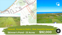 23 Acres located in Skinners Pond PEI