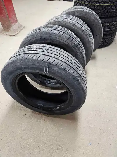Set of four Cooper CS5 Grand Touring all-season tires. Size: 225/65R17 fits vehicles like Toyota RAV...