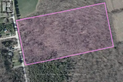 19.524 acre lot on Mulock Rd, Crawford, West Grey ON. The property features 2 entrances, an aluminum...