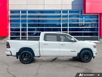 Stunniing Bright White 2022 Ram 1500 Sport 4X4, 8-Speed Automatic, HEMI 5.7L V8, Navigation, Heated... (image 6)