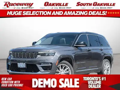 2022 JEEP GRAND CHEROKEE SUMMIT 4XE Baltic Grey Metallic Black Nappa Leather Interior 2L Turbo PHEV...