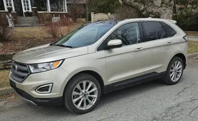 2017 FORD EDGE TITANIUM AWD 2.0L 4Cyl with Automatic Transmission. Fully Loaded with: Power Door Loc...