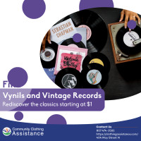 Vintage Records starting as low as $1 and up!