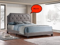 OTTAWA BED - TOP SELLER GREY COLOUR VELVET TUFFTED BED $299 ONLY Ottawa Ottawa / Gatineau Area Preview