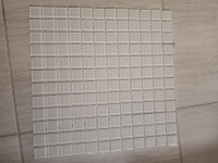 Mono Serra Glass Mosaic Tiles - 11.8" x 11.8"- White Floor & Wa
