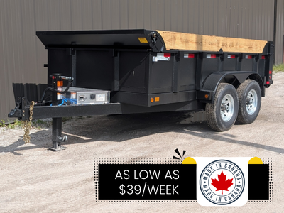 Welcome to Vehicle Venture. 2026 CANADA TRAILER 83"X12' TANDEM AXLE DUMP TRAILER 14,000 GVWR (DT8312...