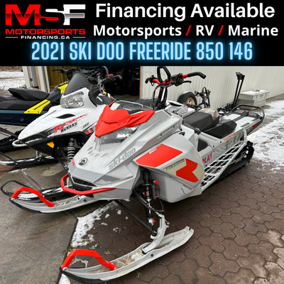 Welcome to Motorsports Financing - Kelowna! 2021 Skidoo Freeride 850 146