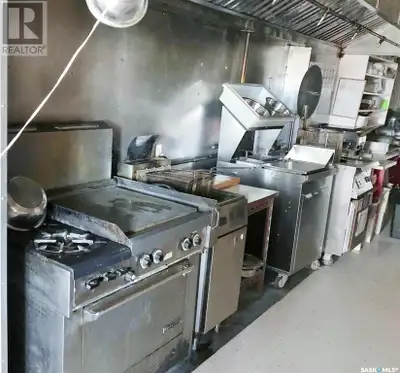 NEW PRICING $80000 FOR SALE restaurant in the town of Hudson Bay, Sk. Great downtown location, plent...