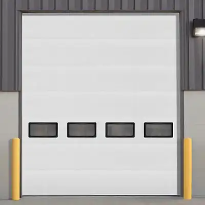 INSULATED OVERHEAD DOOR KIT SHOP STORAGE FABRIC BUILDING GARAGE, View more