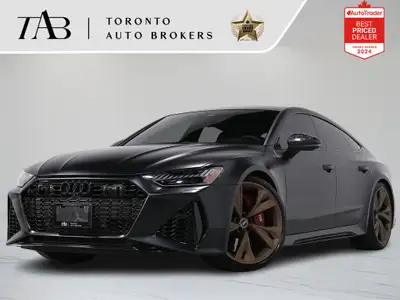 This 2021 Audi RS 7 is a local Ontario vehicle that perfectly combines breathtaking performance, lux...