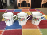 3 mugs from famous china maker