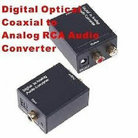 New Digital (Optical Tolink&Digital Coax) to Analog R/L Converte