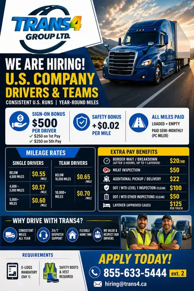 Now Hiring - AZ TEAM DRIVER (USA) - 72 cents per mile, View more
