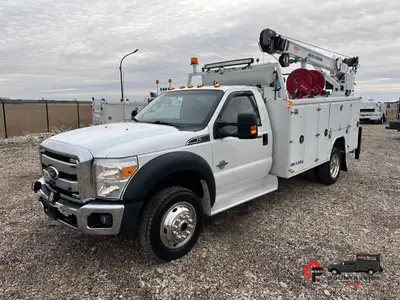 Countryside Fleet 2011 Ford F550 Regular Cab 4x4 Service Truck + 6.7L PowerStroke Diesel + 4x4 W/ Au...