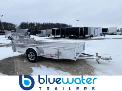 Canadian Mennonite Built Single Axle Aluminum Utility Trailer is $4,210.00 or $84.20/month! Ord: E18...