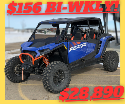 PAYMENTS AS LOW AS $156 BI WEEKLY! SELLING BRAND NEW 2025 POLARIS RZR XP 4 ULTIMATE IN EXCELLENT SHA...