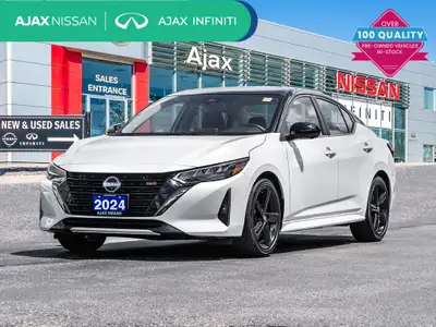 2024 Nissan Sentra SR Premium Package Aspen White Tricoat/Super Black 2.0L 4-Cylinder DOHC 16V FWD C...