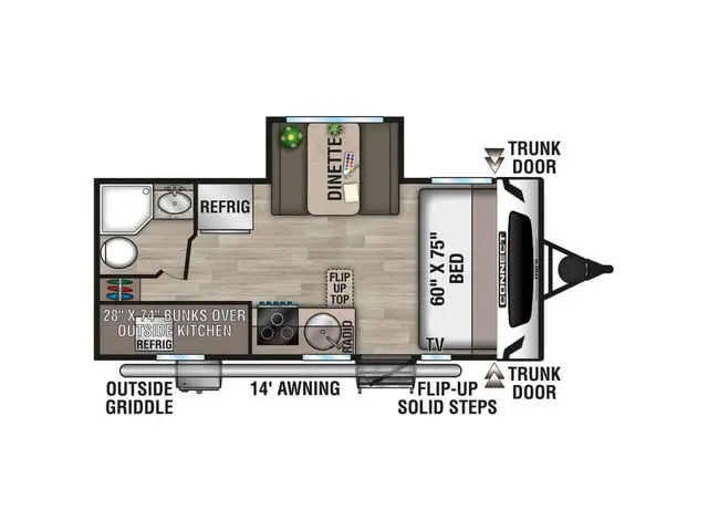2024 K-Z Connect Mini 191 BHK in Travel Trailers & Campers in Penticton - Image 3