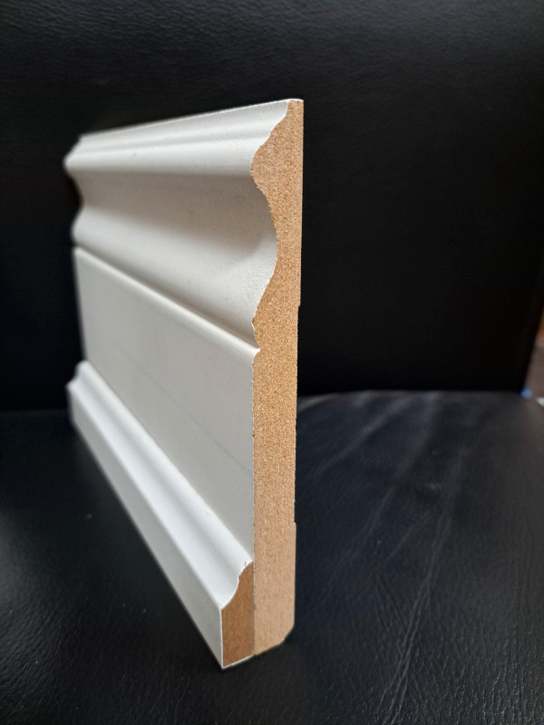 5 1/4" MDF Colonial Baseboard x12 for sale .80/ft in Windows, Doors & Trim in Hamilton