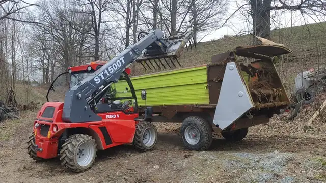 NEW EVERUN TELESCOPIC FORKLIFT WHEEL LOADER ERT1500 in Heavy Equipment Parts & Accessories in Prince Albert - Image 3