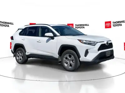 Thornhill Toyota Proudly Presents This White 2025 Toyota RAV4 Hybrid with XLE AWD Package, Featuring...