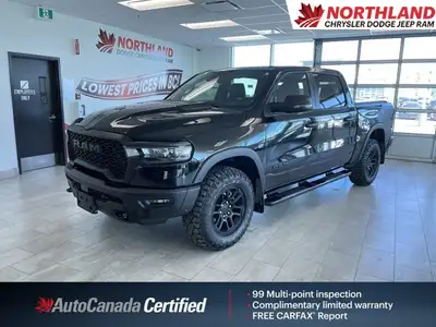 The 2025 Ram 1500 Rebel with the 3.0L Hurricane Twin Turbo I6 delivers next-level power, off-road ca...